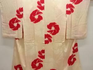 アンティーク 花模様長襦袢